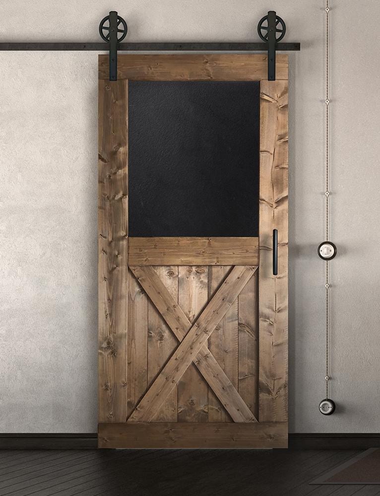 Schiebetür in Scheunentor-Optik Modell Blackboard X - Farmhouse Barn Door  rustikal - online kaufen